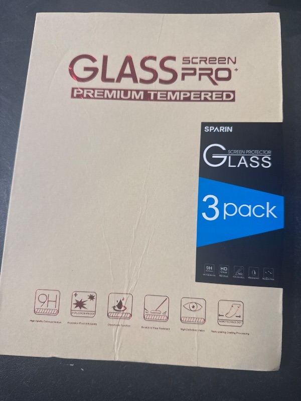 Photo 1 of w 71/2 x 10 h 3 pack glass screen pro premium tempered glass