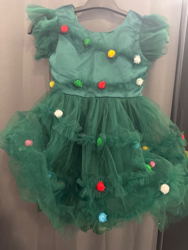 Photo 2 of 6-8y JOURPEO Toddler Girls Dress Tulle Cute Casual Dress
