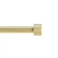 Photo 1 of Mainstays 3/4" Gold End Cap Adjustable Single Curtain Rod Set, 30-84"

