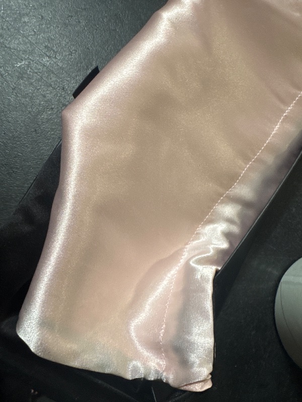 Photo 1 of 100% Mulberry Silk Bonnet for Sleeping Women with Curly Hair - Short Long Hair Bonnet for Sleeping - Alternative to Double Layer Satin Bonnet with Tie Band - Premium Hair Wrap for Sleep Black