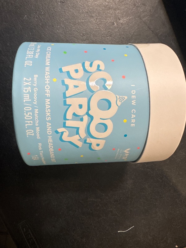 Photo 1 of I DEW CARE Wash Off Face Mask Set - Scoop Party | Hyaluronic Acid Skincare Essentials, Moisturizing, Hydrating, Soothing, Exfoliating, Deep Cleansing Pore Refining, Mother's Day