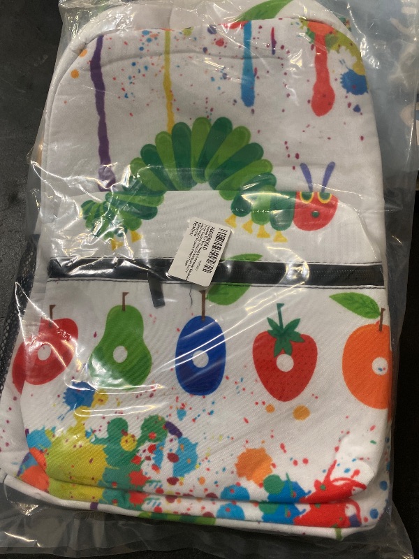 Photo 1 of Very Hungry Caterpillar Backpack Lightweight Multifunction Casual Travel Backpacks 16"", White
