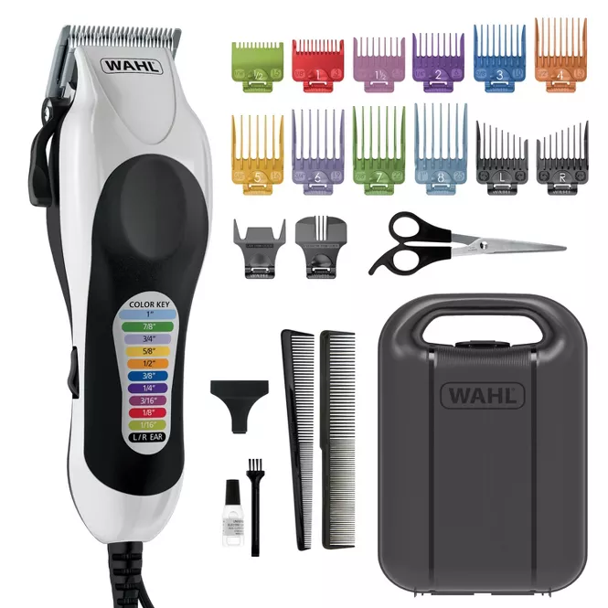 Photo 1 of Wahl Color Pro Plus Corded Electric Hair Clipper Set with Color Coded Attachment Guards