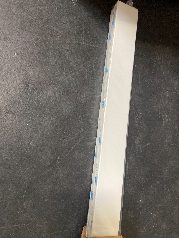 Photo 1 of Light Blockers Blackout Side Tracks, PVC Blackout Side Strips for Window Shades and Blinds, Light Blocking Strips for Bedroom 2 Pcs(White, 58")
