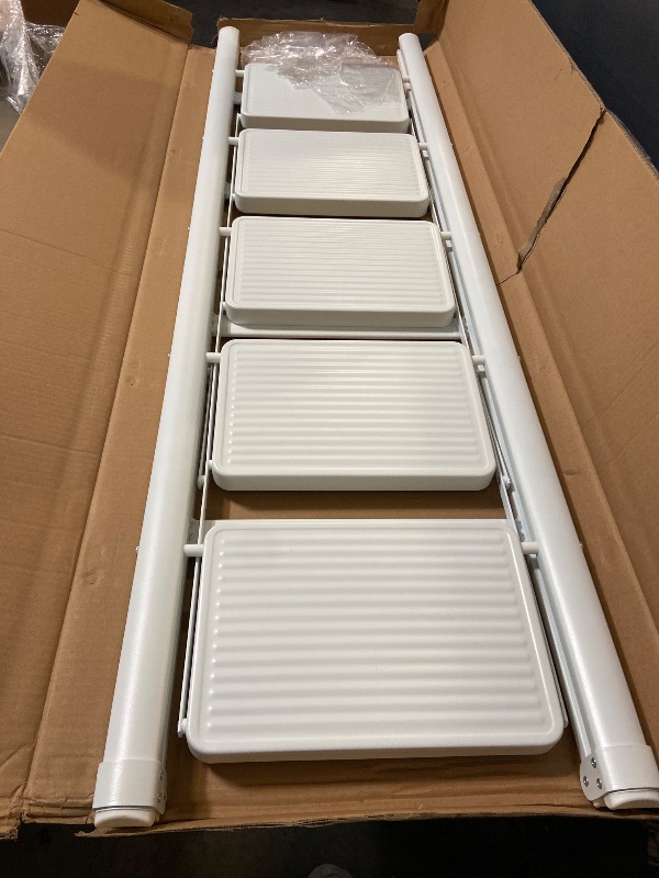 Photo 1 of 5 step white ladder 