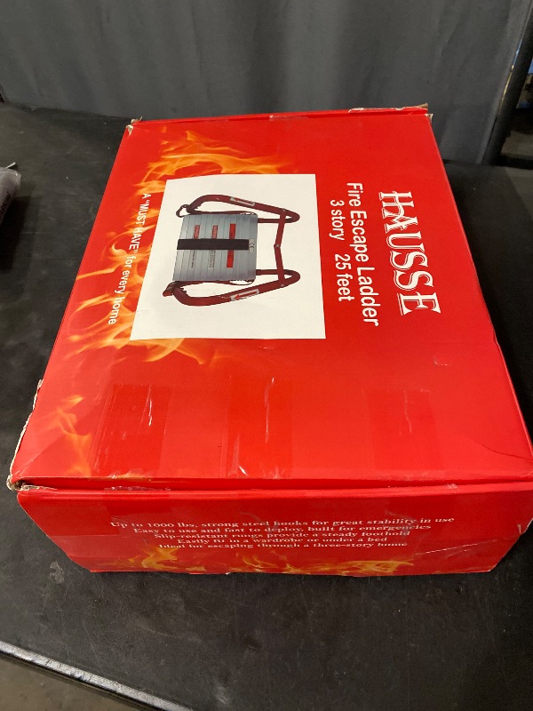 Photo 1 of Hausse Retractable 3 Story Fire Escape Ladder, 25 Feet