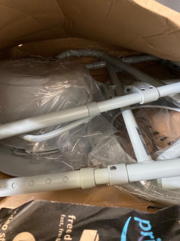 Photo 1 of Medline Steel Drop-Arm Commode, 350 lb Weight Capacity