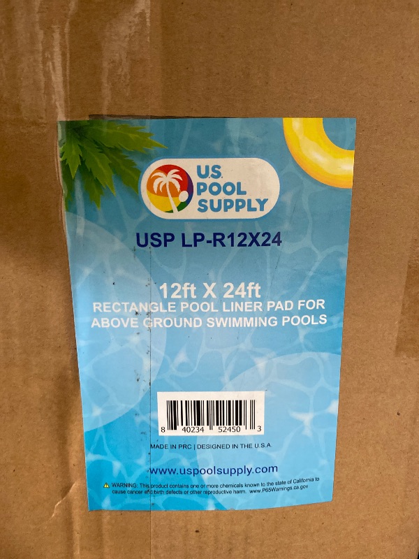 Photo 1 of U.S. Pool Supply Ground Shield 12-Foot Round Heavy Duty Pool Liner Pad for Above Ground Swimming Pools - Protects Pool Liner, Prevents Punctures, Weed Barrier, Eco-Friendly Fabric - Extends Liner Life