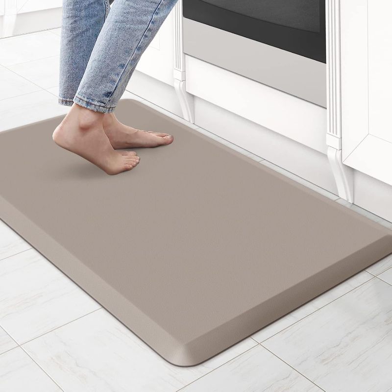 Photo 1 of KitchenClouds Kitchen Mat Cushioned Anti Fatigue Rug 17.3"x28" Waterproof Non Slip Standing Desk Mat Comfort Floor Mats for Kitchen House Sink Office