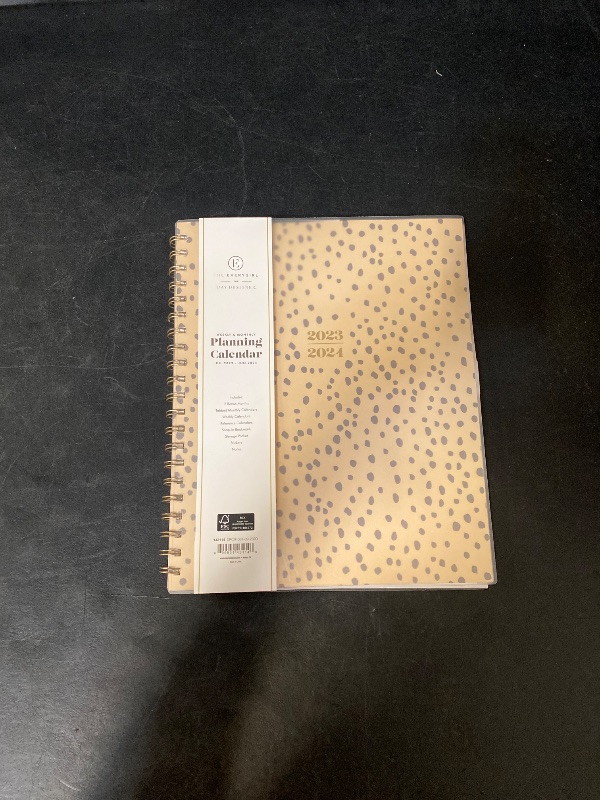 Photo 1 of The Everygirl X Day Designer 2023-24 Academic Planner Flexible Cover 8.5"x11" Weekly/Monthly Wirebound Senegal Tan