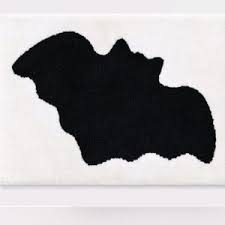 Photo 1 of Halloween bat bath rug. 