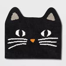 Photo 1 of Halloween cat bath mat 