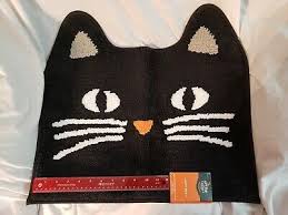 Photo 1 of halloween cat bathroom mat 