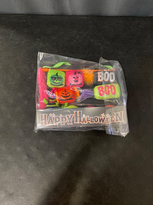 Photo 1 of Halloween Cauldron Bundle Plush Cat Toy Set - 10pc - Hyde and EEK! Boutique