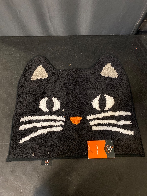 Photo 1 of Halloween cat bathroom mat  