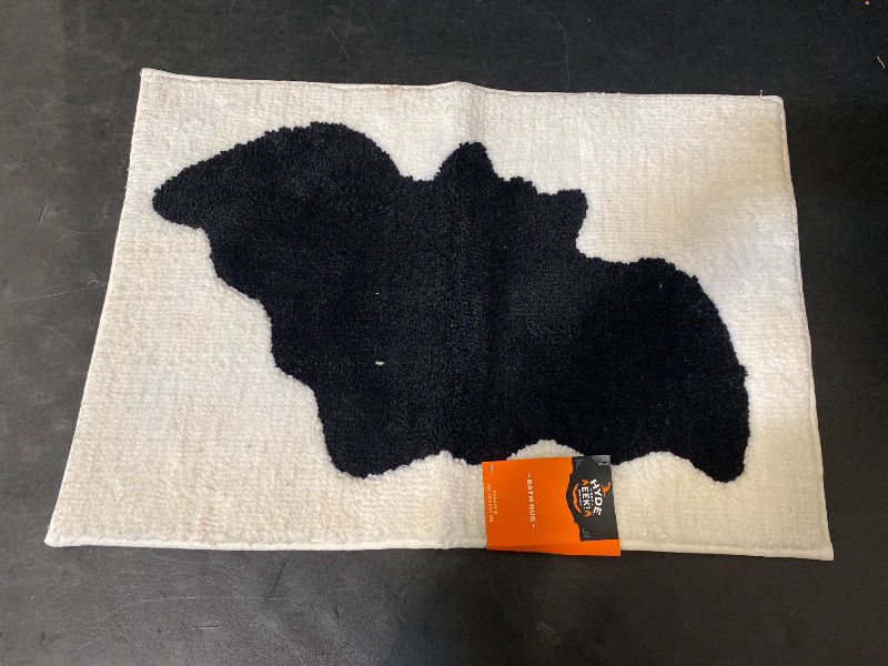 Photo 1 of 17 x  24" Halloween Bat Bath Rug Cream - Hyde & EEK! Boutique