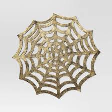 Photo 1 of set 5 spider web table mats 