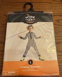 Photo 1 of (L) kids striped jumpsuit 