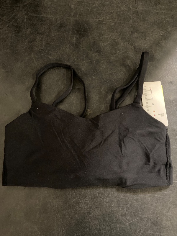 Photo 1 of S Women's Everyday Soft Light Support Strappy Sports Bra Black 