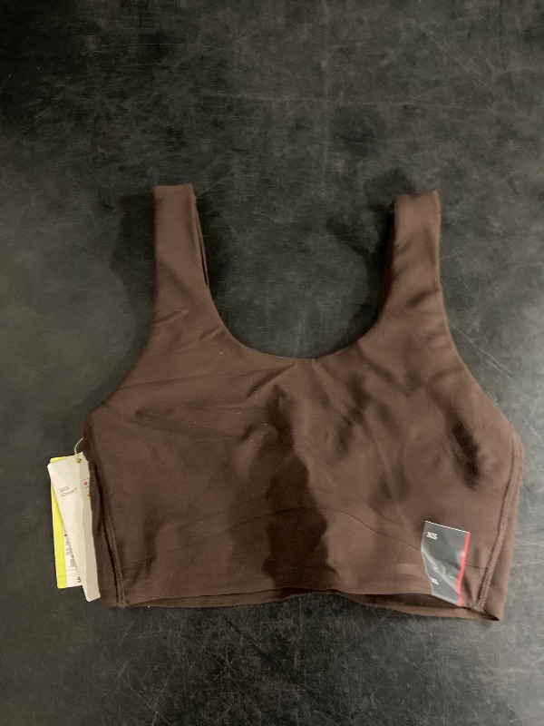 Photo 1 of XS Women's Everyday Soft Medium Support Longline Sports Bra Brown