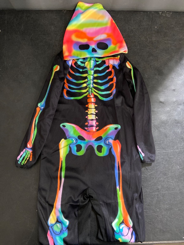 Photo 1 of 2-3T Kids Hyde & Eek COLOR MELT SKELETON Halloween Costume