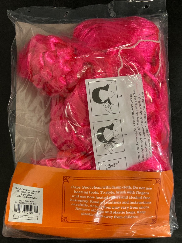 Photo 1 of One Size Hyde and Eek! Boutique Women's Pink Side Bun Wig Adult Pink