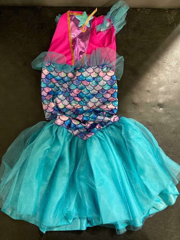 Photo 1 of 2-3T Toddler Magical Mermaid Costume Dress - Hyde and EEK! Boutique Aqua Blue
