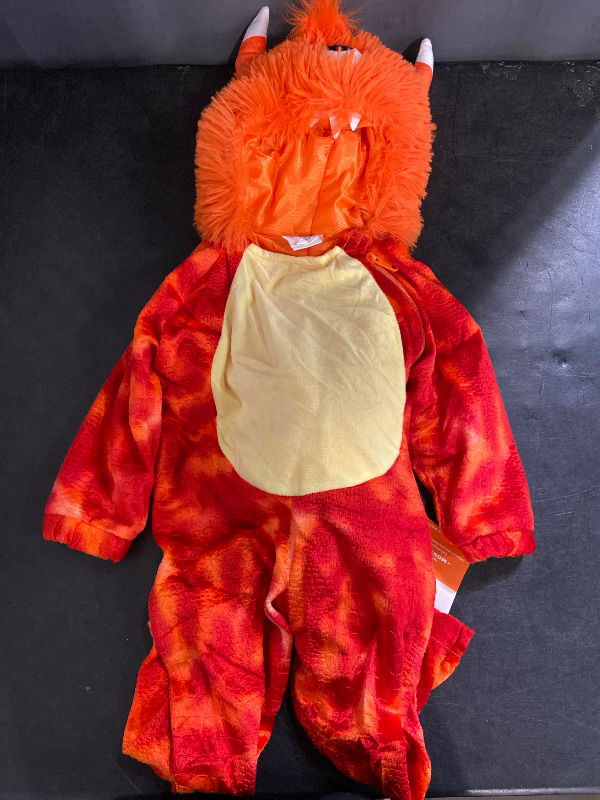 Photo 1 of 18-24M Toddler Halloween Costume Jumpsuit Monster Orange