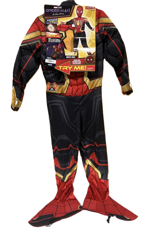 Photo 1 of Large 12-14 Marvel Spider-Man Integrated Suit Light-Up Child Costume