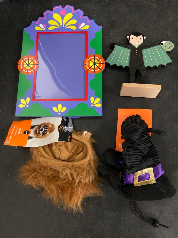 Photo 1 of 4 Item Seasonal & Party Supplies Bundle | 2 Pet Outfits, 2 Home Decor