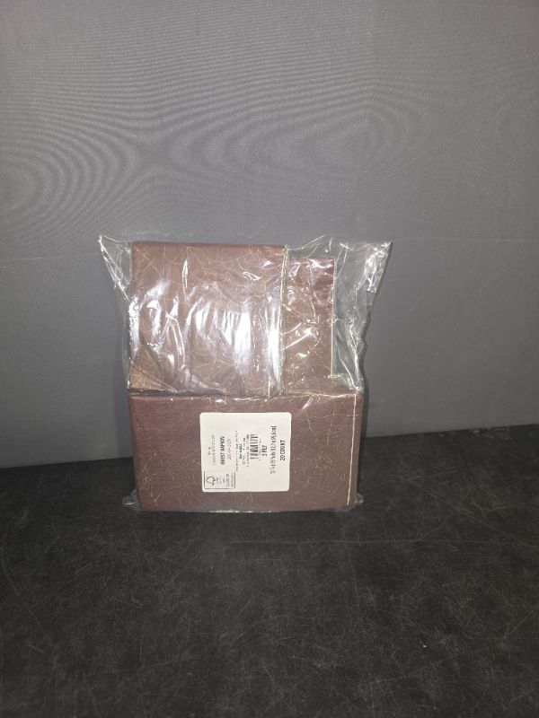 Photo 1 of 5 Pack Spider Web Disposable Napkins Dark Red - 20ct Each 
