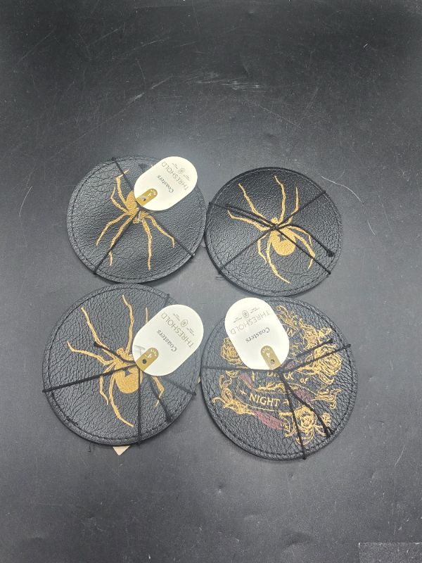 Photo 1 of 16 Pc 4x4 Polyurethane Coasters - 3 Pack Spiders - 1 Pack Emblem 