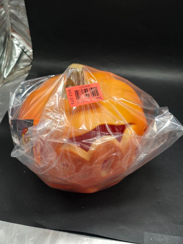 Photo 1 of 9"  Boo Pumpkin with Timer Indoor/Outdoor Hyde & EEK - Batteries Not Included