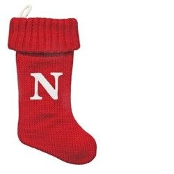 Photo 1 of Knit Monogram Christmas Stocking Red N - Wondershop™
