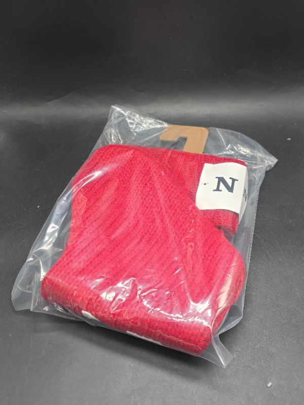 Photo 1 of Knit Monogram Christmas Stocking Red N - Wondershop™