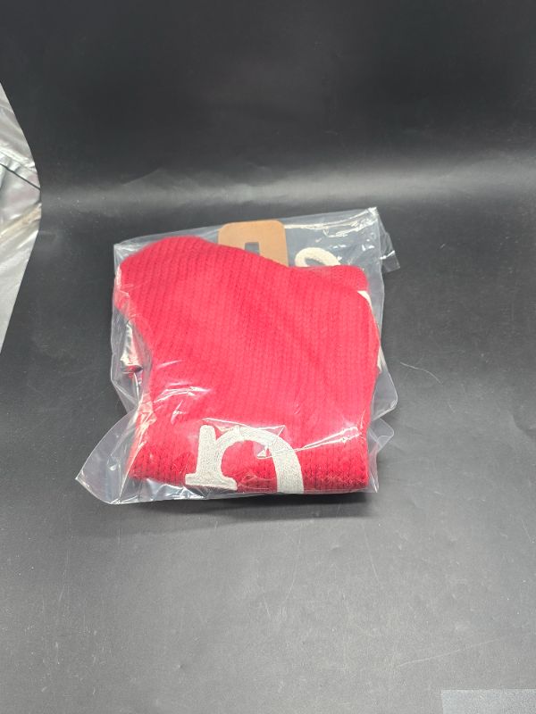 Photo 1 of Knit Monogram Christmas Stocking Red G - Wondershop 20"