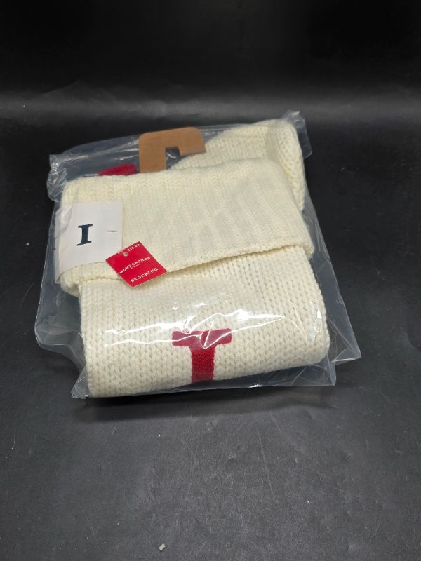 Photo 1 of Knit Monogram Christmas Stocking White I - Wondershop™ 20"