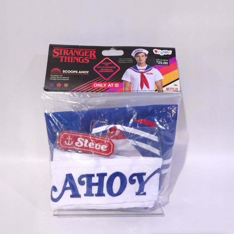 Photo 1 of Stranger Things Steve Scoops Ahoy Costume Kit - Disguise Costumes