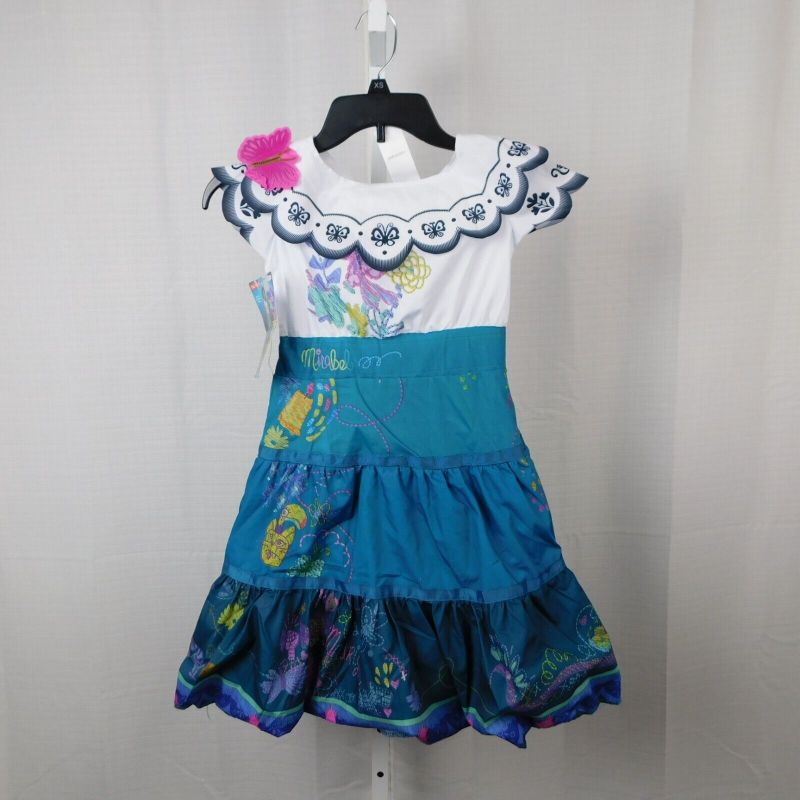 Photo 1 of  7-8 Medium - Disney Encanto Kids Mirabel Light-up Halloween Costume Dress 