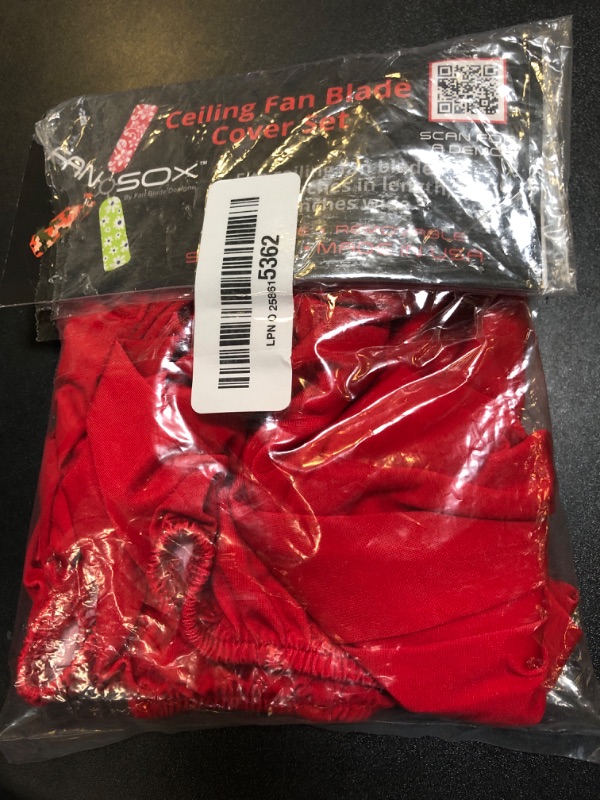 Photo 1 of Fan Blade Designs Red Ceiling Fan Blade Covers