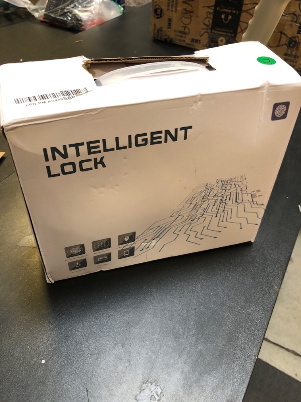 Photo 1 of Waterproof Outdoor Gate Smart Rim Lock Digital Wifi Fingerprint Electric Electronic Smart Door Lock with Tuya TTLock App