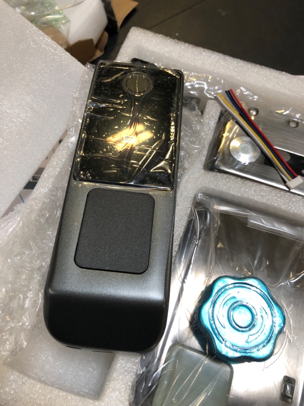 Photo 1 of Waterproof Outdoor Gate Smart Rim Lock Digital Wifi Fingerprint Electric Electronic Smart Door Lock with Tuya TTLock App