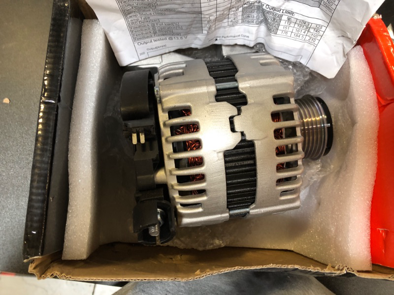 Photo 3 of A-Premium Alternator Compatible with Volvo C70 2007-2013, C30 2007-2013, S40 2007-2011, V50 2007-2011, 2.4L 2.5L, 12V 150A 5-Groove Clutch Pulley Clockwise, Replace# 30773111