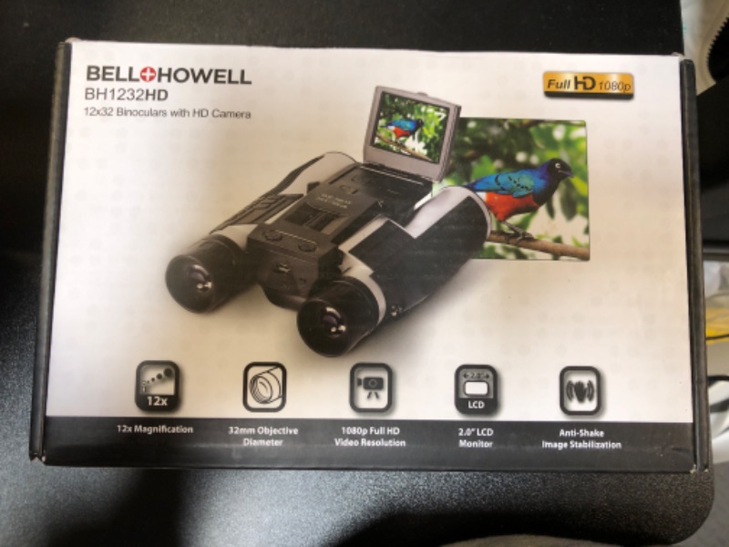 Photo 2 of BEEELL+HOWELL BH1232HD 12x32 Binoculars with HD Digital Camera