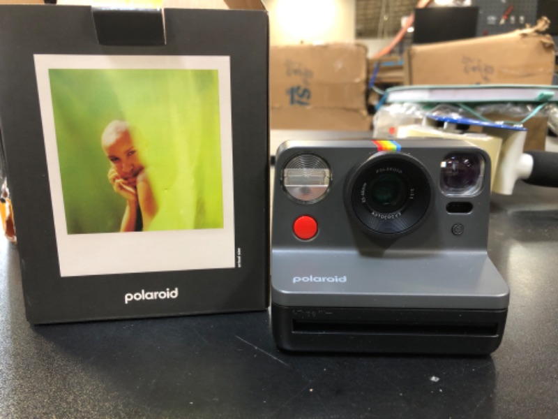 Photo 1 of Polaroid Now 2nd Generation I-Type Instant Camera + Film Bundle - Now Black Camera - Black