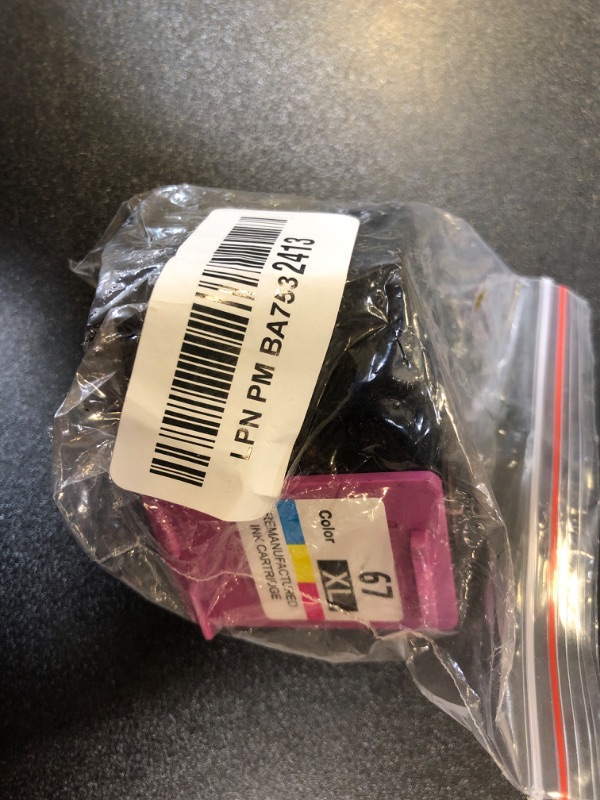 Photo 1 of myCartridge SUPRINT 67 Ink Cartridges Black/Color Combo Pack Remanufactured Ink Cartridge Replacement for HP Ink 67 67XL DeskJet 2755e 2700 4155e 2700e 4100 Envy 6000 6055e 6455e Printer Ink 67 XL