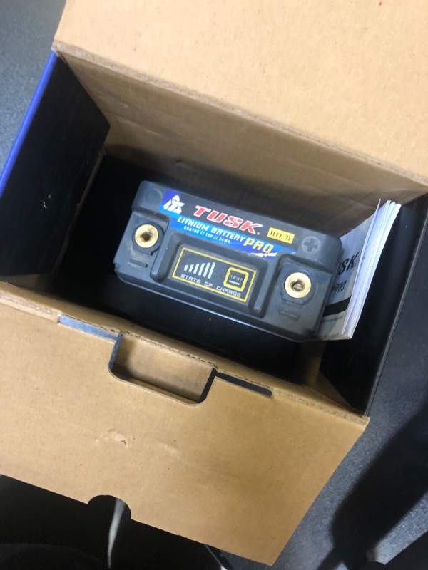 Photo 1 of Tusk Lithium Pro Battery TLFP-14R - KTM 1190 Adventure R - 12V 4Ah, 48 Wh, 280 CCA, Motorcycle, Dirt Bike, Dual Sport, ATV, UTV, Jet Ski, Riding Lawn Mower, Tractor, Scooter