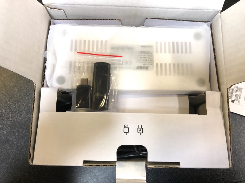 Photo 1 of Jiose Bluetooth Thermal Label Printer - 4x6 Shipping Label Printer for Small Business - Desktop Postage Package Label Printer Compatible with MacOS Windows