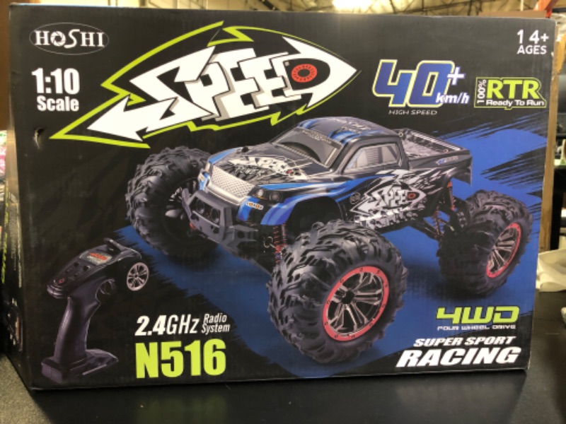 Photo 2 of HScopter RC Cars, 4WD Hobby Grade Off Road Remote Control Car 30+MPH Waterproof Monster Truck 1:10 All Terrain Electric Toy Vehicle Gift for Kid Adult