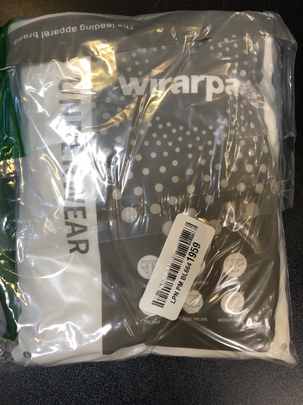 Photo 1 of wirarpa Men's Micro Modal Trunks Soft Underwear Covered Waistband Short Leg Trunks 4 Pack White, XX-Large